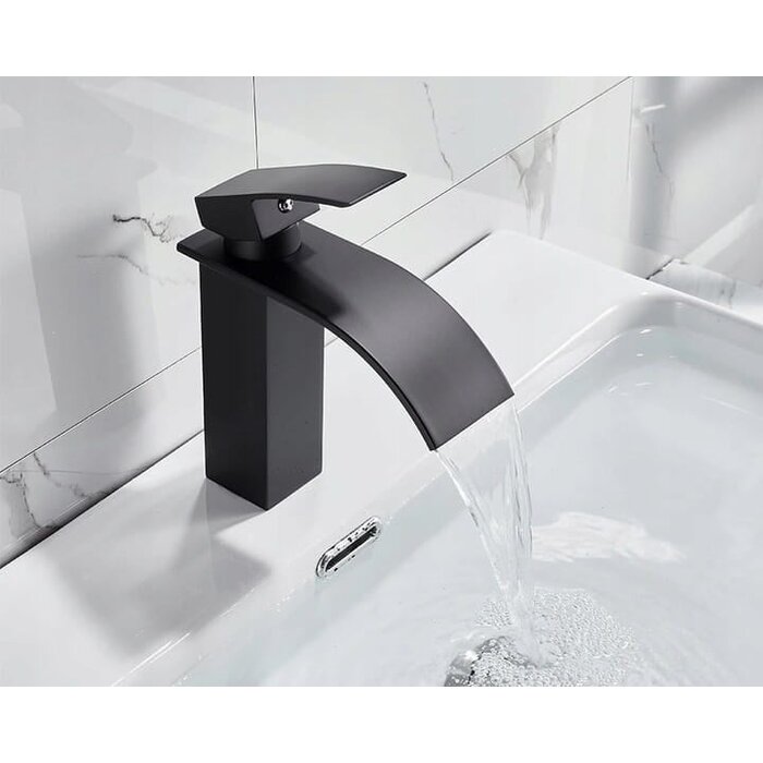 Viking Choice Mitigeur Lavabo Noir Mat 18cm - Jusqu'à -23% sur votre salle de bain