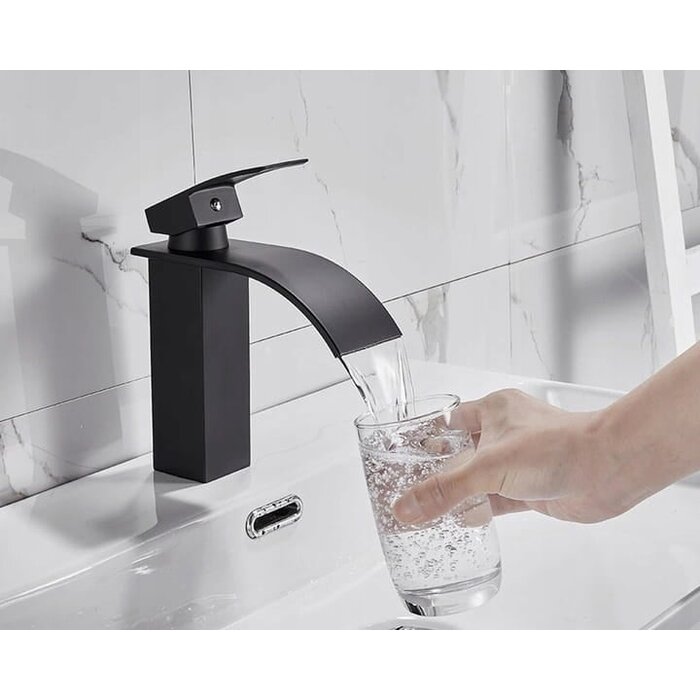 Viking Choice Mitigeur Lavabo Noir Mat 18cm - Jusqu'à -23% sur votre salle de bain
