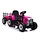 Tracteur Électrique Enfant avec Remorque Rose - Jusqu'à -36% en Outlet