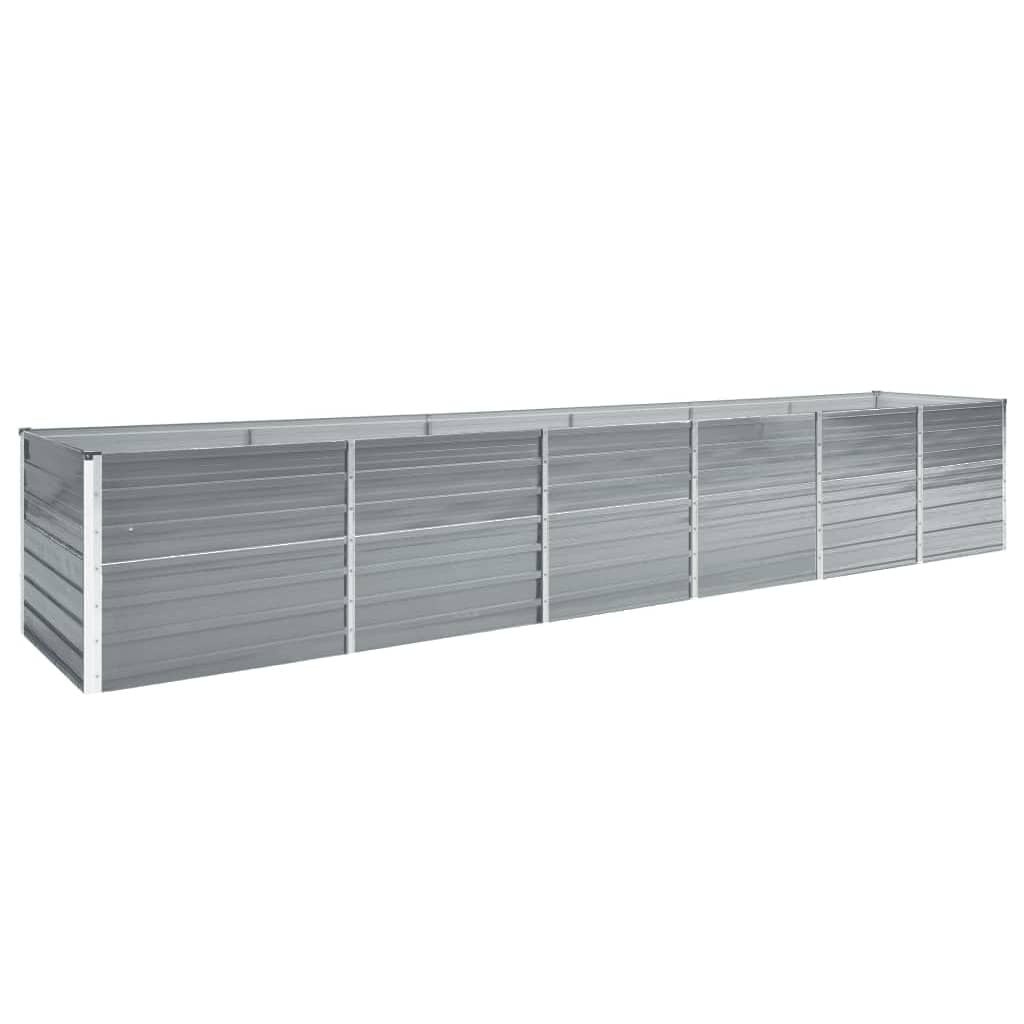Grande jardinière surélevée en acier galvanisé 480cm - Jusqu'à -52%