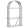 Abri bois de chauffage 120x45x210cm acier galvanisé - Jusqu'à -33%