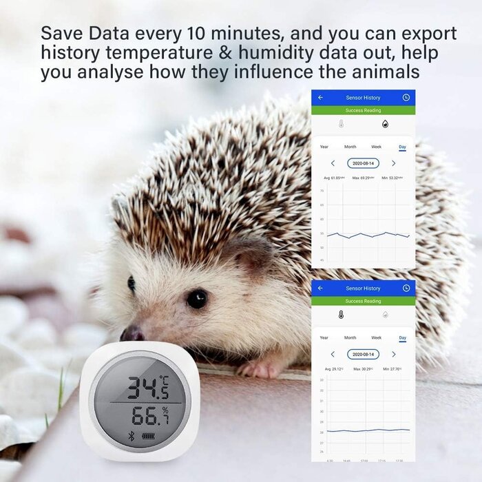 Thermomètre hygromètre connecté Bluetooth - Jusqu'à 32% de réduction