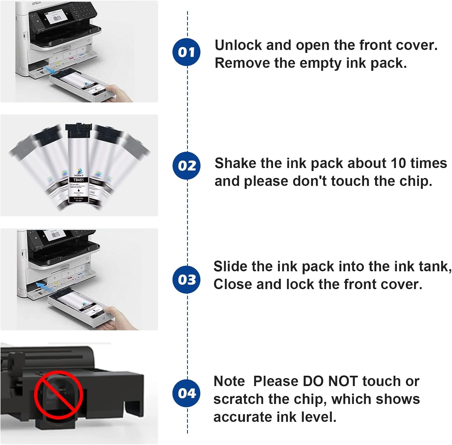 Pack 4 cartouches d'encre haute capacité - Jusqu'à -34% sur votre achat