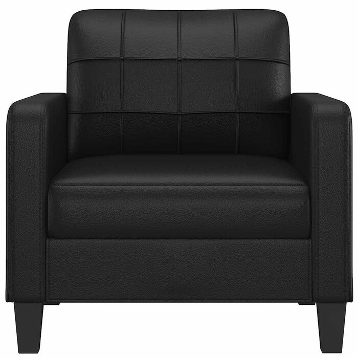Fauteuil moderne en simili cuir noir - Jusqu'à 54% de réduction