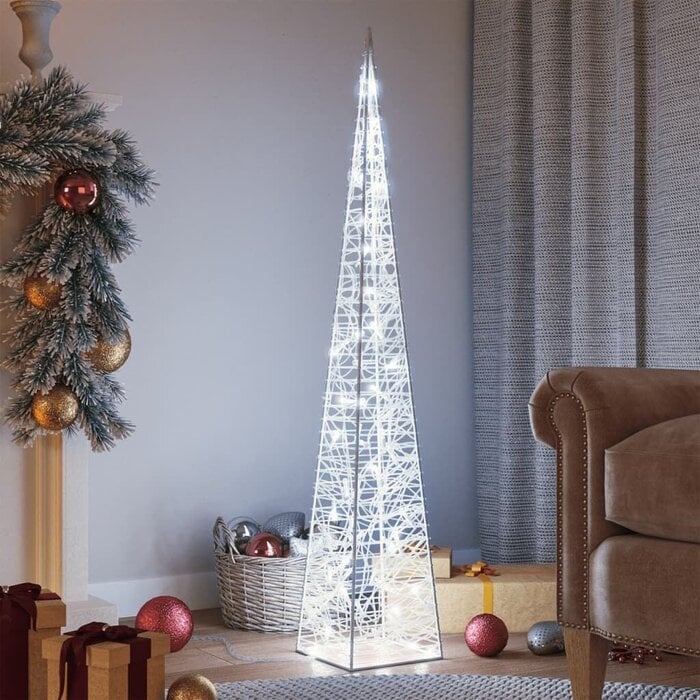 Vidaxl Cône lumineux LED 120 cm - Blanc froid - Jusqu'à 34% de remise