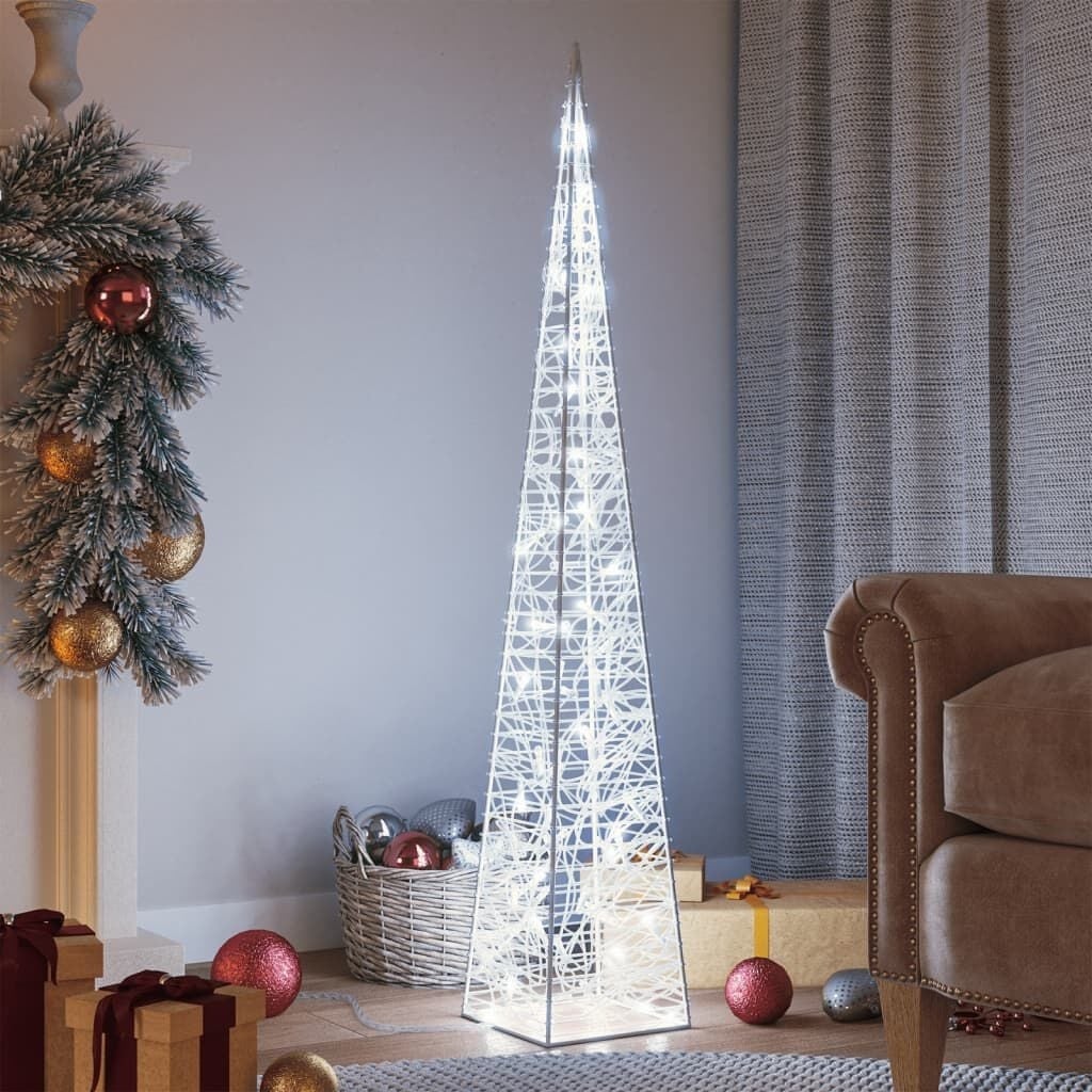 Vidaxl Cône lumineux LED 120 cm - Blanc froid - Jusqu'à 34% de remise