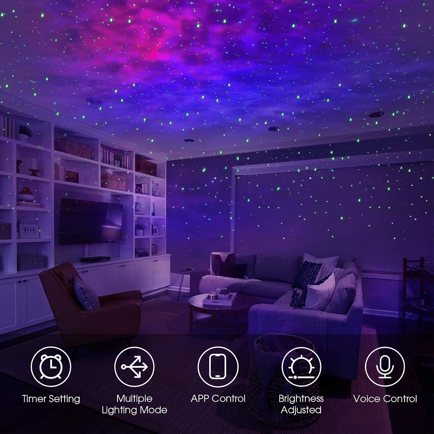 Projecteur Ciel Étoilé WiFi - Jusqu'à 69% de remise