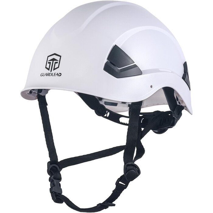 Casque de sécurité ABS ventilé blanc - Jusqu'à 54% de réduction