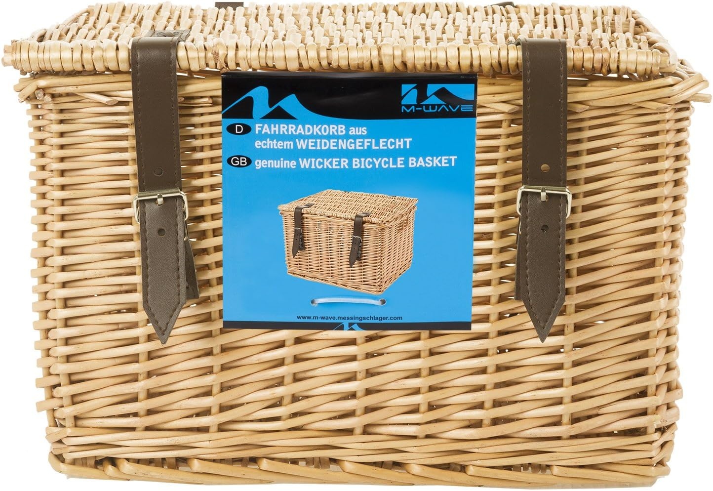 Panier vélo avant en osier noir - Jusqu'à -29%
