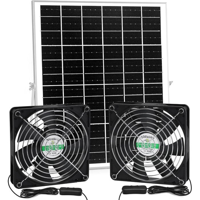 Kit de ventilation solaire 25W - Jusqu'à -33% sur cet équipement pour serre
