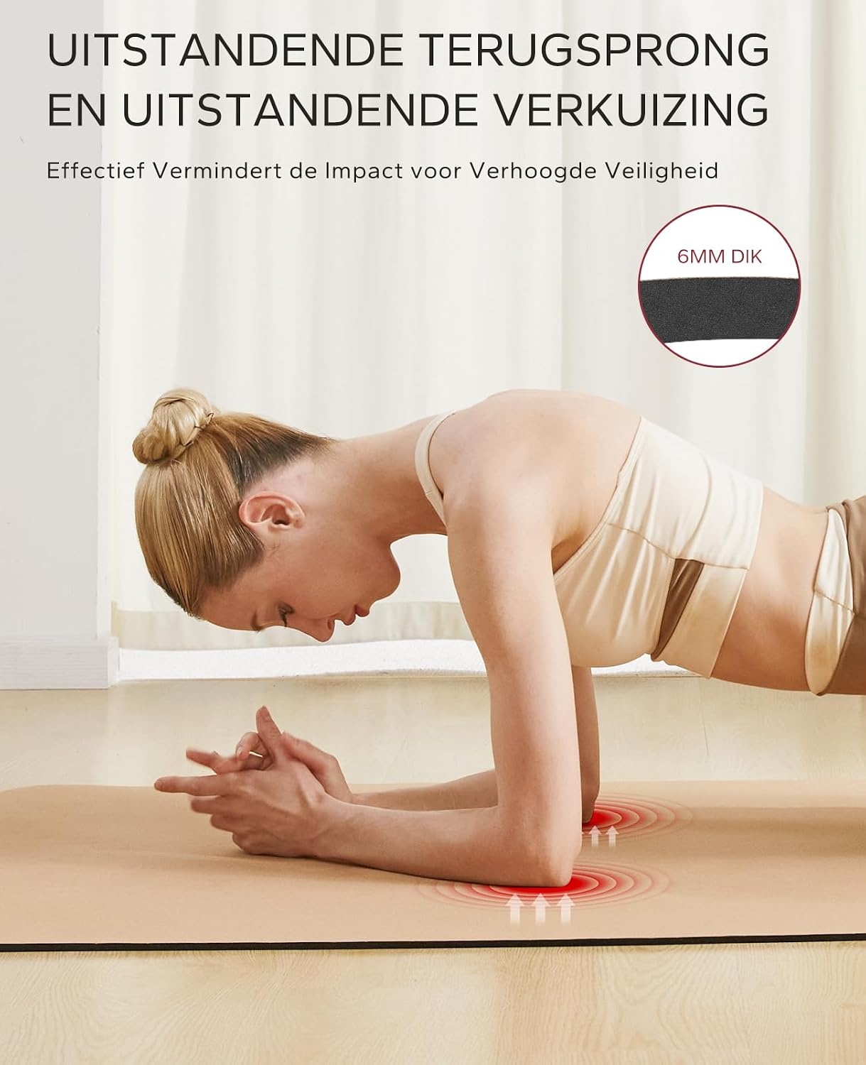 Tapis de yoga XXL en liège - 183x116 cm - Jusqu'à -29%