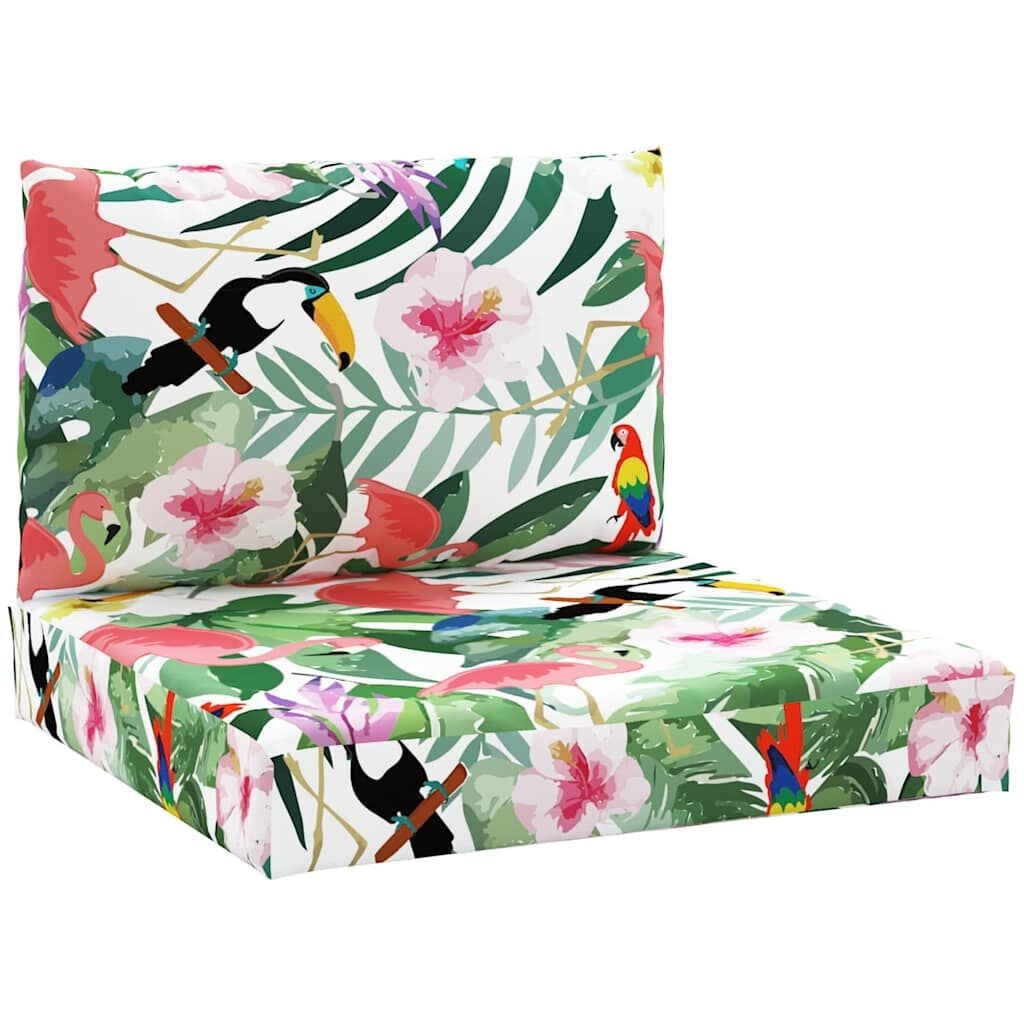 Vidaxl Set de 2 coussins pour palette - Motif nature - Jusqu'à -32%