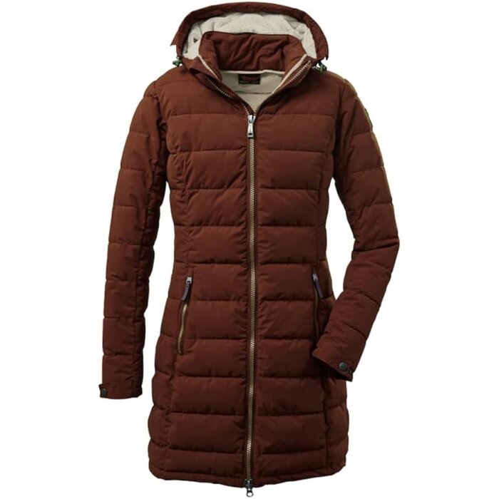 Killtec Parka fonctionnelle femme brun cannelle - Jusqu'à 30% de remise