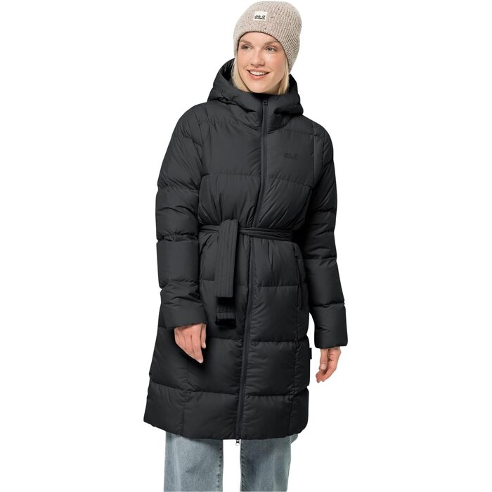 Doudoune longue femme avec ceinture - Jusqu'à 30% de remise