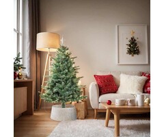 Vidaxl Cache-pied de sapin en jacinthe d'eau blanc - Jusqu'à -43% de remise