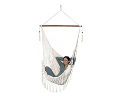 Viking Choice Fauteuil suspendu brésilien en coton - Jusqu'à -42% sur notre sélection