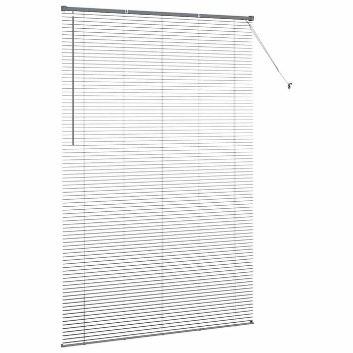Vidaxl Store vénitien aluminium 150 x 220 cm gris foncé - Jusqu'à -49%