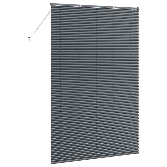 Vidaxl Store vénitien aluminium 150 x 220 cm gris foncé - Jusqu'à -49%
