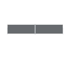 Vidaxl Paravent rétractable double 220x1200cm Anthracite - Jusqu'à -57%