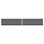 Paravent rétractable double 220x1200cm Anthracite - Jusqu'à -57%