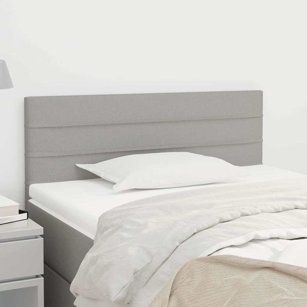 Vidaxl Tête de lit en tissu gris clair - 100 cm - Jusqu'à -44%