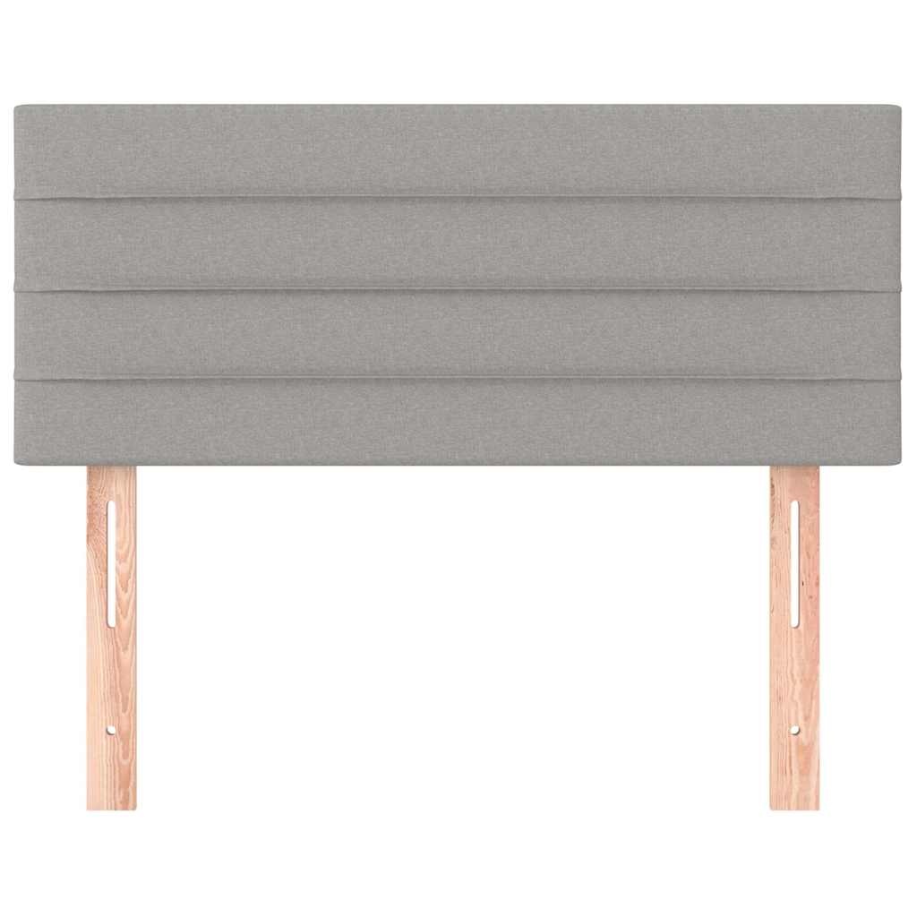 Vidaxl Tête de lit en tissu gris clair - 100 cm - Jusqu'à -44%