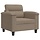 Fauteuil de salon taupe 60 cm - Jusqu'à -47% sur votre retour client