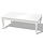 Table basse rectangulaire MDF blanc brillant - Jusqu'à 47% de réduction