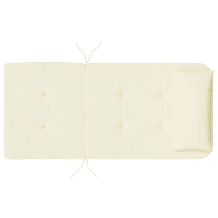 Vidaxl Lot de 2 Coussins de Chaise Adirondack Crème - Jusqu'à -48% sur l'Outlet