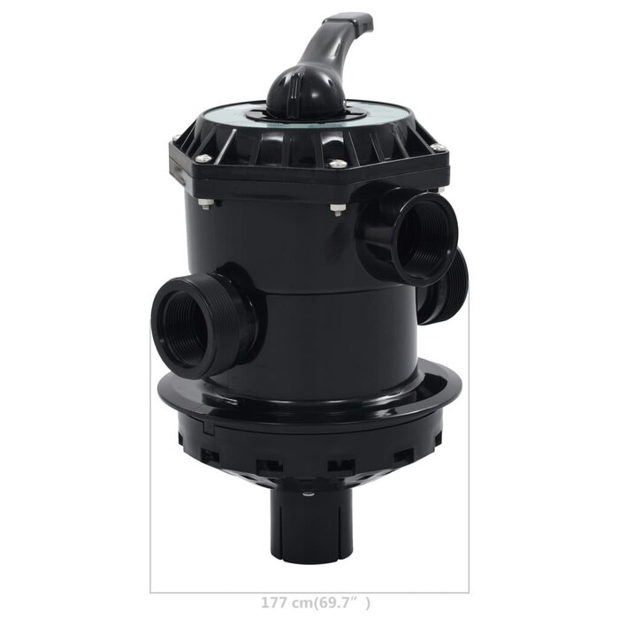 Vidaxl Vanne multivoies 6 voies 1,5" pour filtre à sable - Jusqu'à -54%