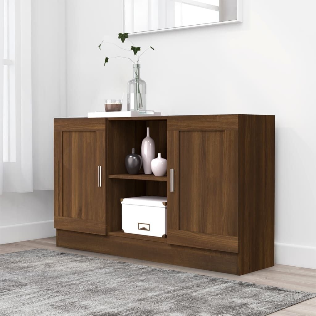 Vidaxl Buffet bas 120 cm chêne brun - Jusqu'à -69% de remise