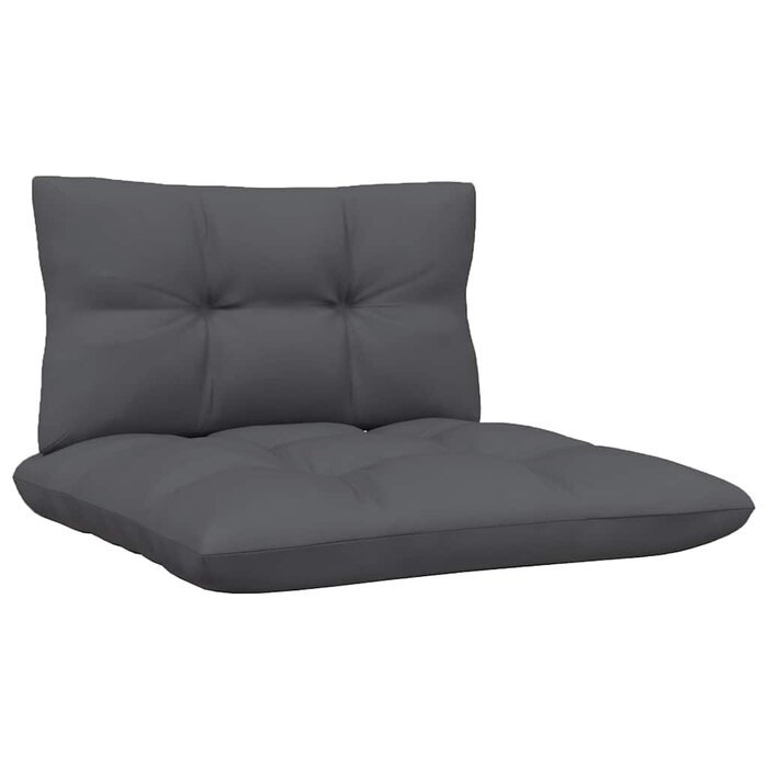 Vidaxl Module de canapé central de jardin en pin gris - Jusqu'à -46%