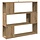Bibliothèque séparateur 100x94 cm Chêne Artisanal - Jusqu'à -46%