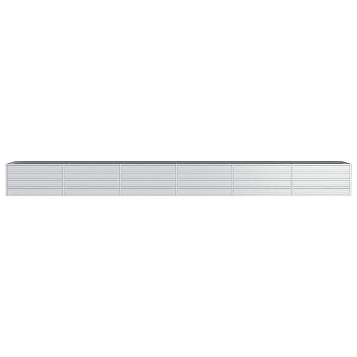 Vidaxl Jardinière surélevée XXL en acier galvanisé - 480 cm - Jusqu'à 34% de remise