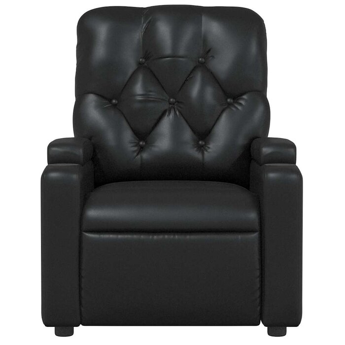 Vidaxl Fauteuil inclinable en similicuir noir - Jusqu'à 47% de réduction