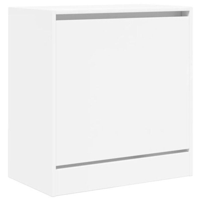 Vidaxl Meuble à chaussures compact blanc - Jusqu'à -45%