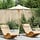 Parasol de jardin bambou 150x150 cm - Jusqu'à 48% de remise