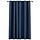 Rideau occultant effet lin bleu 290x245 cm - Jusqu'à -44% de remise