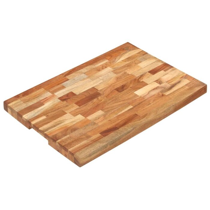 Vidaxl Grand Billot en Bois d'Acacia 60x40cm - Jusqu'à 46% de remise