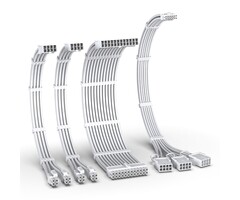 Kit Rallonges PCIe 5.0 12VHPWR 16AWG Blanc - Jusqu'à -40% sur votre config