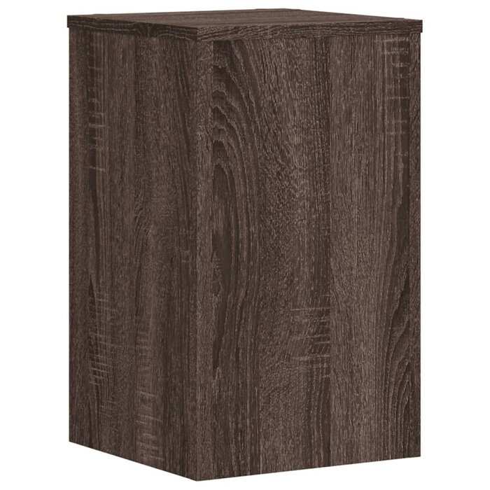 Vidaxl Lot de 2 supports pour plantes chêne marron - Jusqu'à -45% de remise