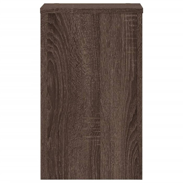 Vidaxl Lot de 2 supports pour plantes chêne marron - Jusqu'à -45% de remise
