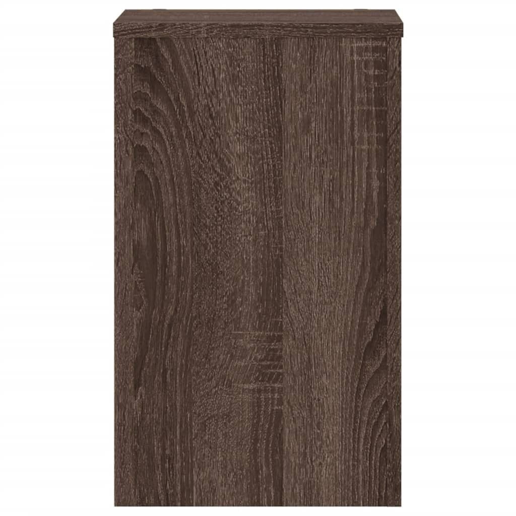 Vidaxl Lot de 2 supports pour plantes chêne marron - Jusqu'à -45% de remise