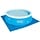 Tapis de sol pour piscine 396x396 cm - Bleu - 64% de remise