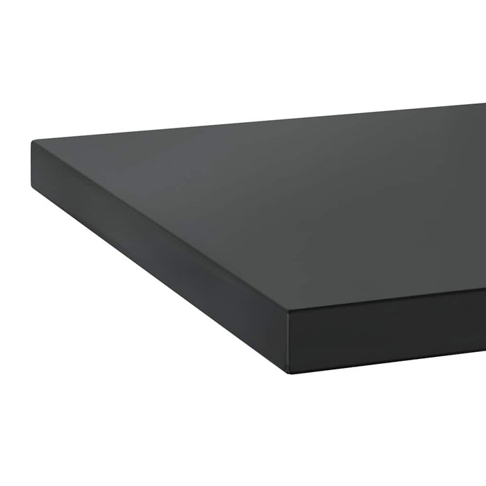 Vidaxl Lot de 2 étagères murales acier noir 75cm - Jusqu'à 45% de remise