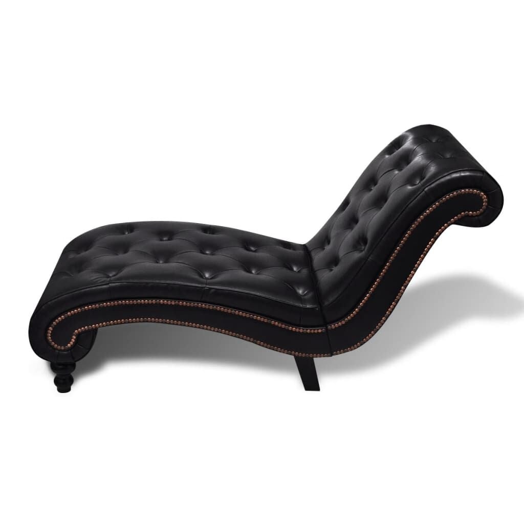 Vidaxl Chaise longue design en similicuir marron - Jusqu'à -47%
