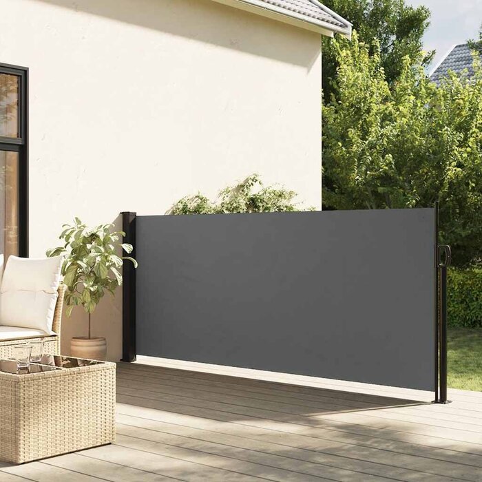 Vidaxl Brise-vue latéral rétractable 120x600 cm anthracite - Jusqu'à -46%