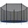 Filet de sécurité trampoline 180 cm - 6 poteaux - Jusqu'à -44% d'économie