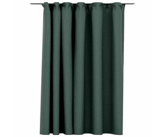 Vidaxl Rideau Occultant Effet Lin Vert 290x245cm - Jusqu'à -44%