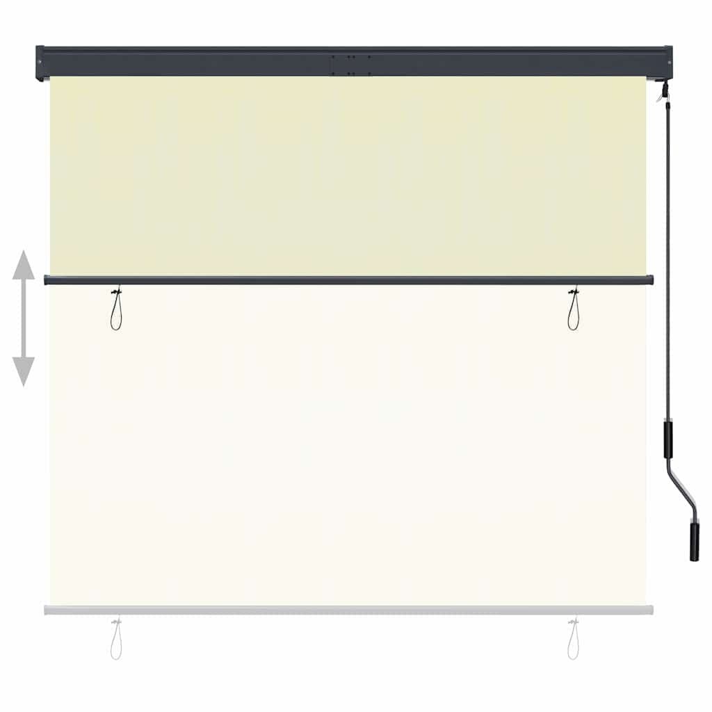 Vidaxl Store enrouleur extérieur 160x250 cm crème - 70% de remise